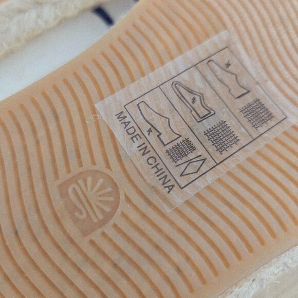 Soludos Womens Sz 10/40.5 Slip On Bonjour Canvas Espadrilles Loafers New Coastal - Picture 6 of 8